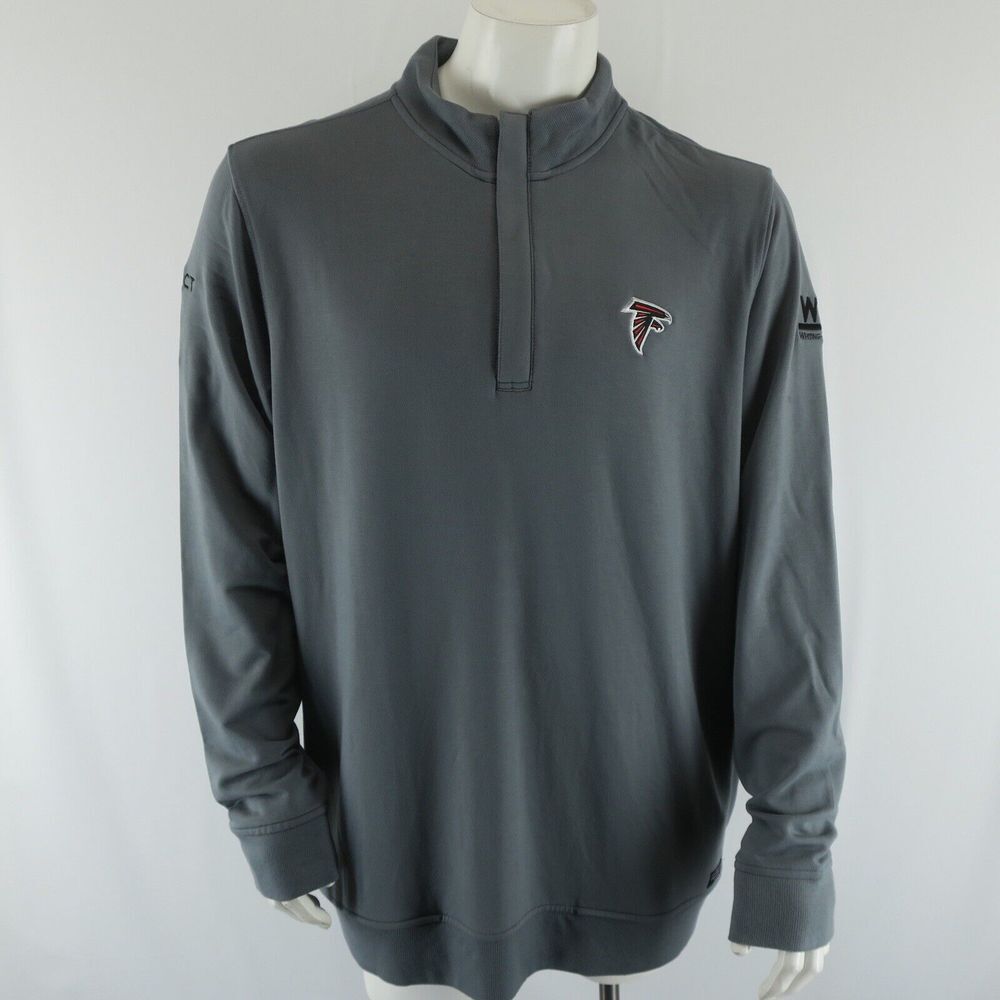 Atlanta Falcons Travis Mathew Quarter Zip Long Sleeve Pullover Sweater Mens XL